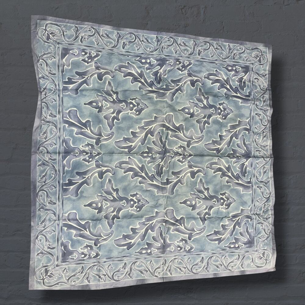 Restoration Hardware Amalfi Ravello Euro Sham 33" Square Blue Italian Outdoor